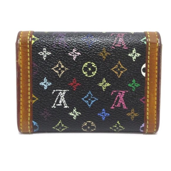 Auth LOUIS VUITTON Porte Monnaie Plat M92656 Noir Monogram Multicolore - MI0015 - Picture 11 of 11